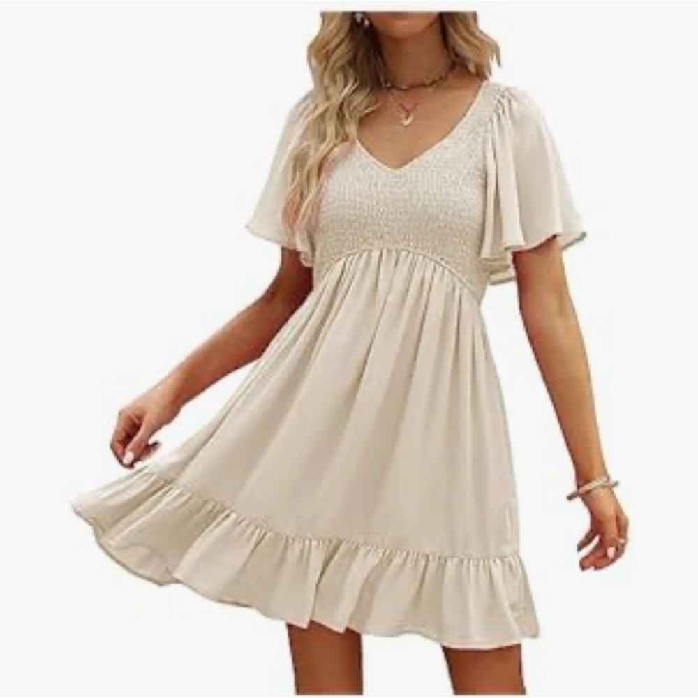 Elegant Cream Dress